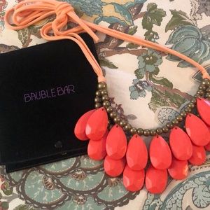 Baublebar Tangerine 🍊Teardrop Statement Necklace